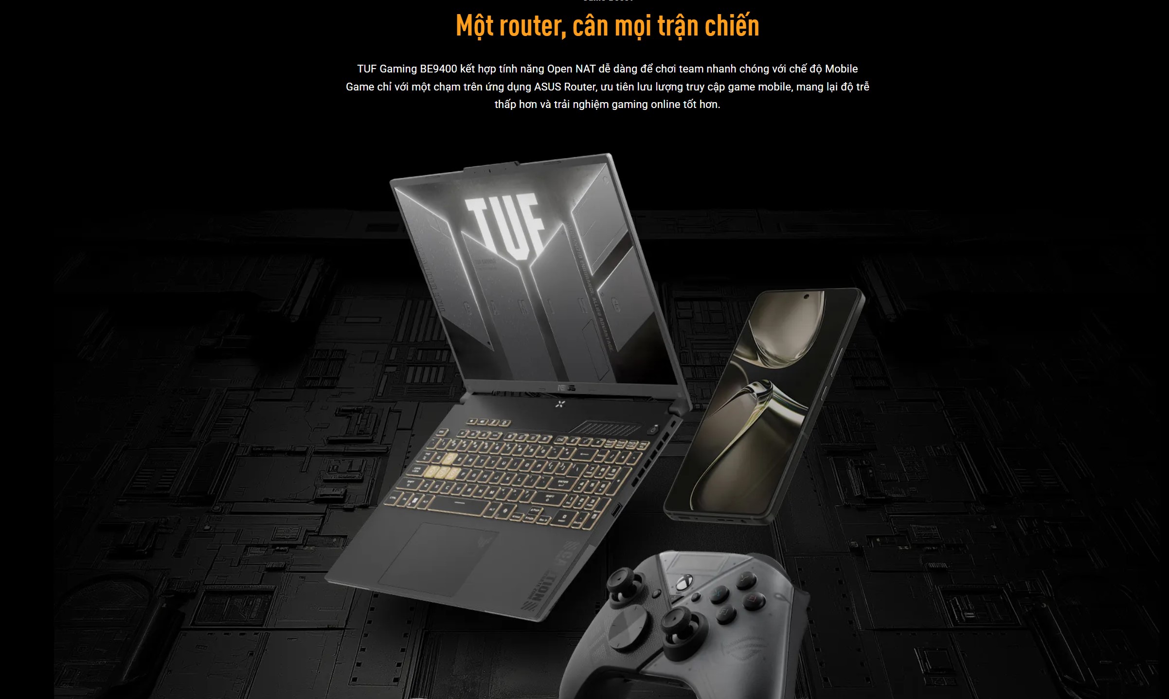 ASUS TUF GAMING BE9400 (Gaming Router)