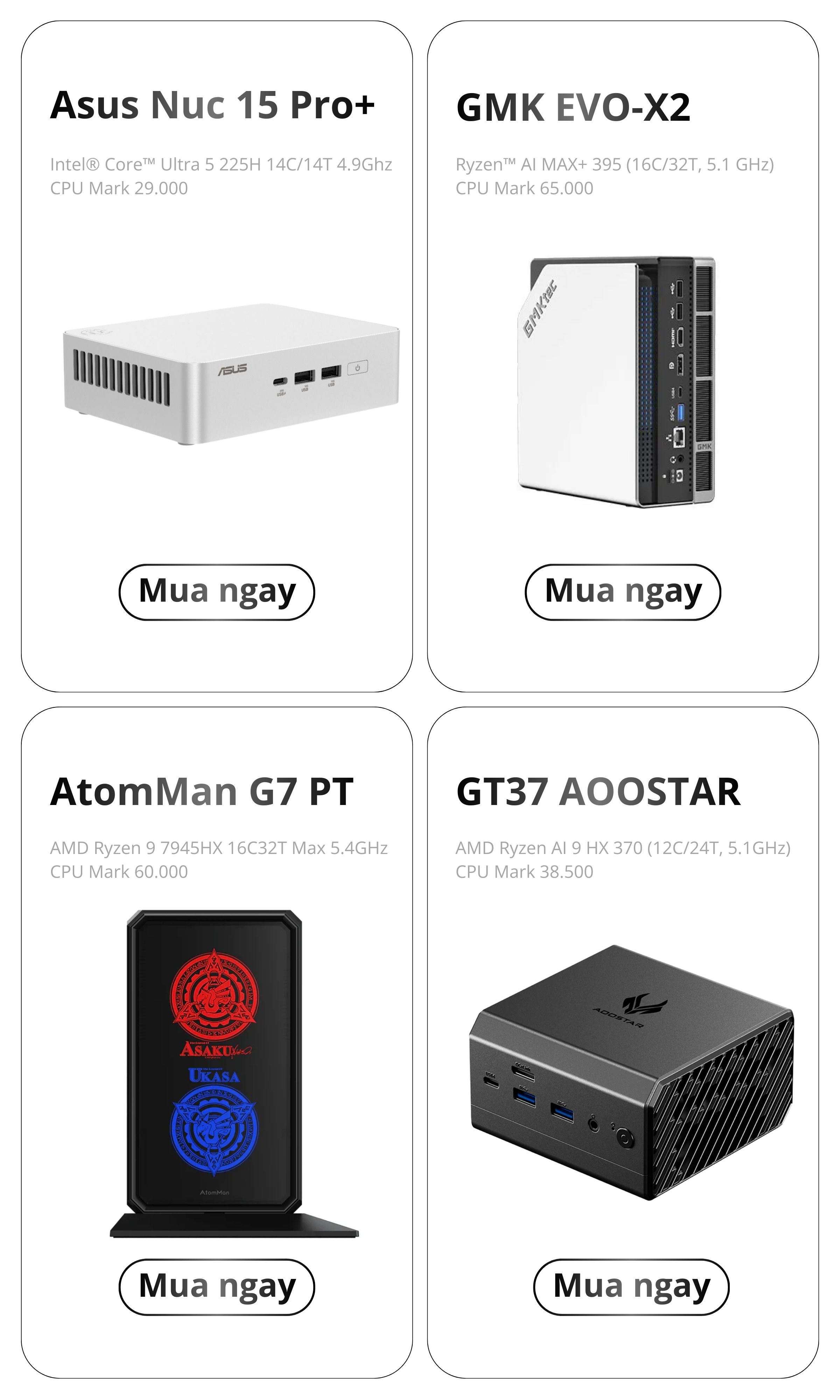 MiniPC chơi game valorant