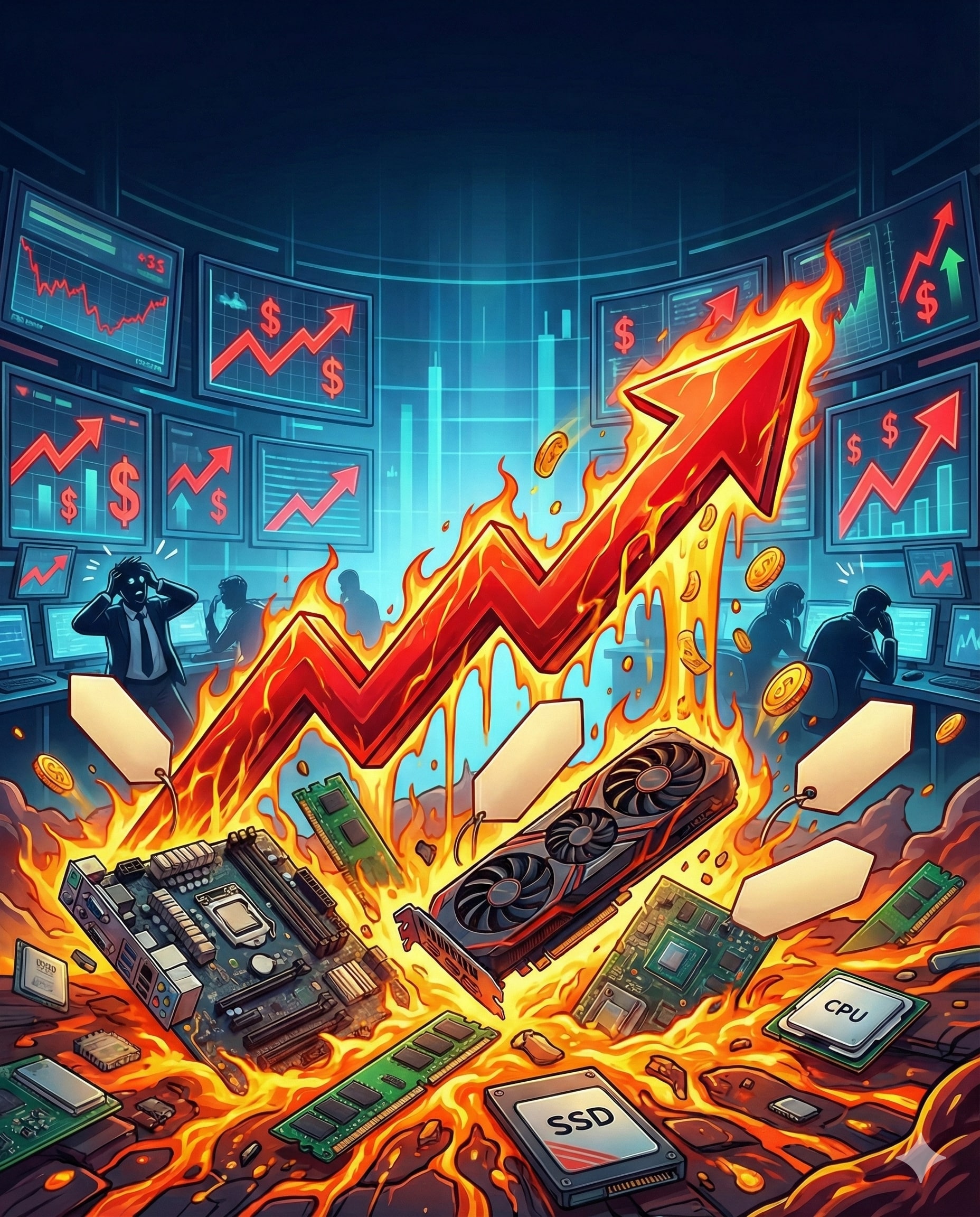 Thị trường ram ssd toàn cầu tăng giá chóng mặt