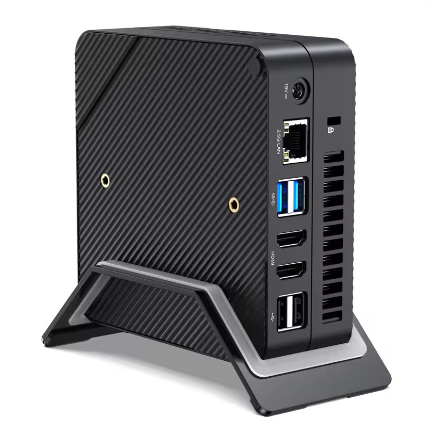 Cổng kết nối USB4 HDMI DisplayPort trên mini PC Ryzen 5 cho nhu cầu làm việc đa màn hình