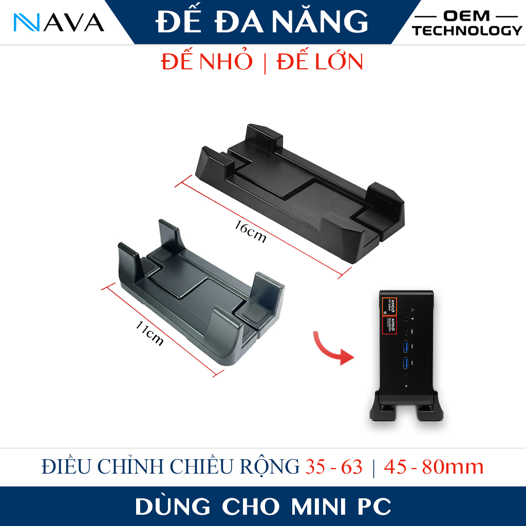Đế dựng cho Mini PC