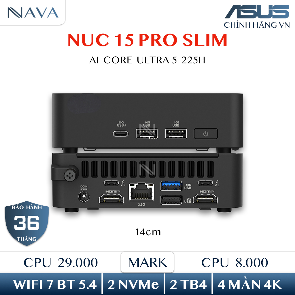 Mini PC ASUS NUC 15 Pro Slim