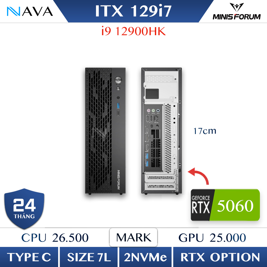 Mini PC Minisforum 129i7