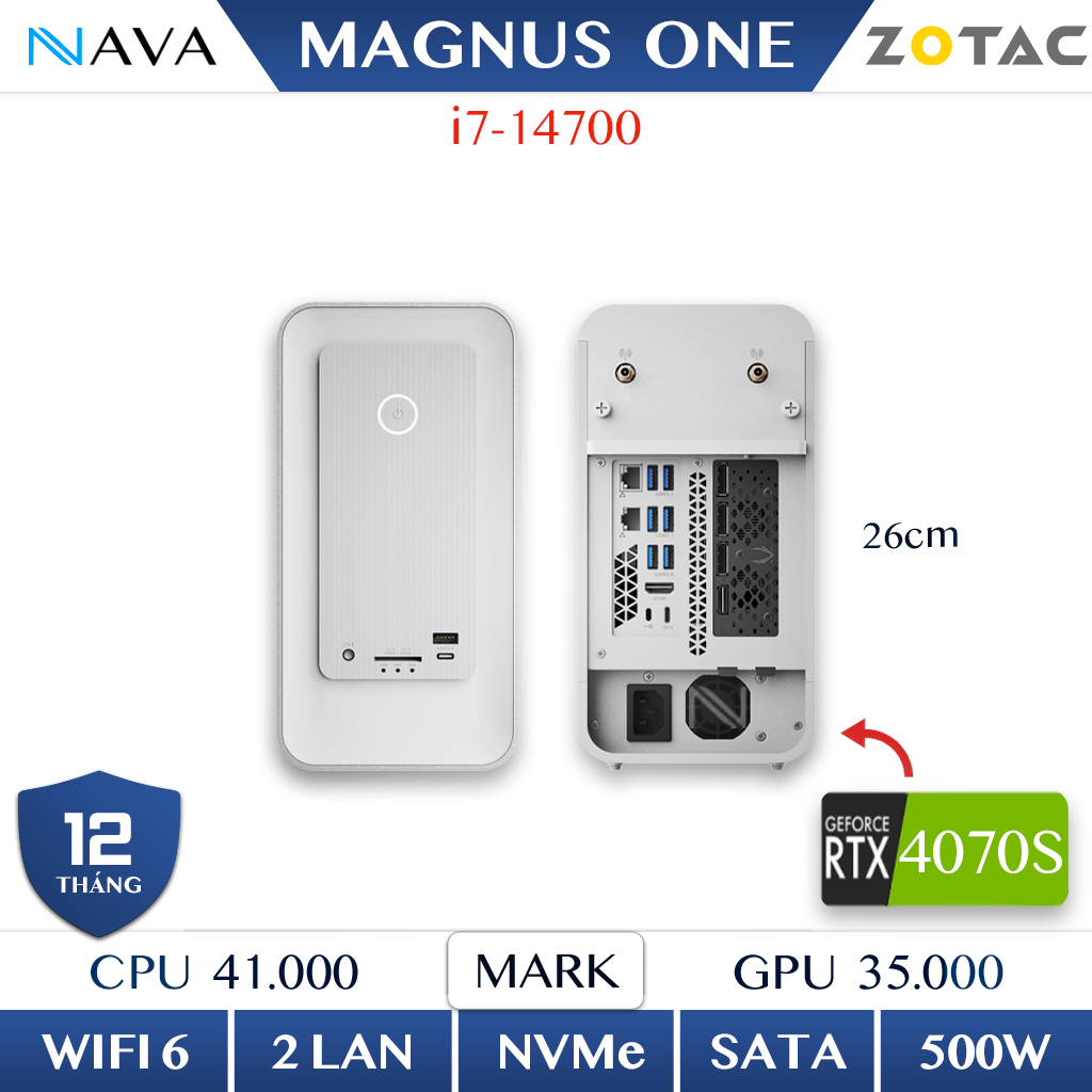 Mini PC ZOTAC Magnus One ERP74070SW