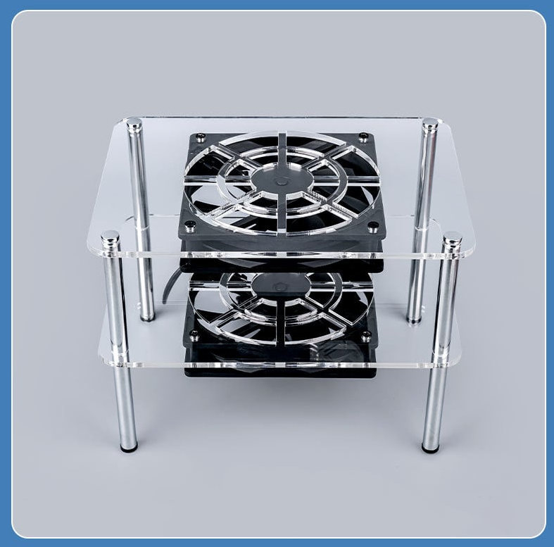 Đế Tản Nhiệt Mini PC Trong Suốt Dành Cho Mini PC, Router, Laptop