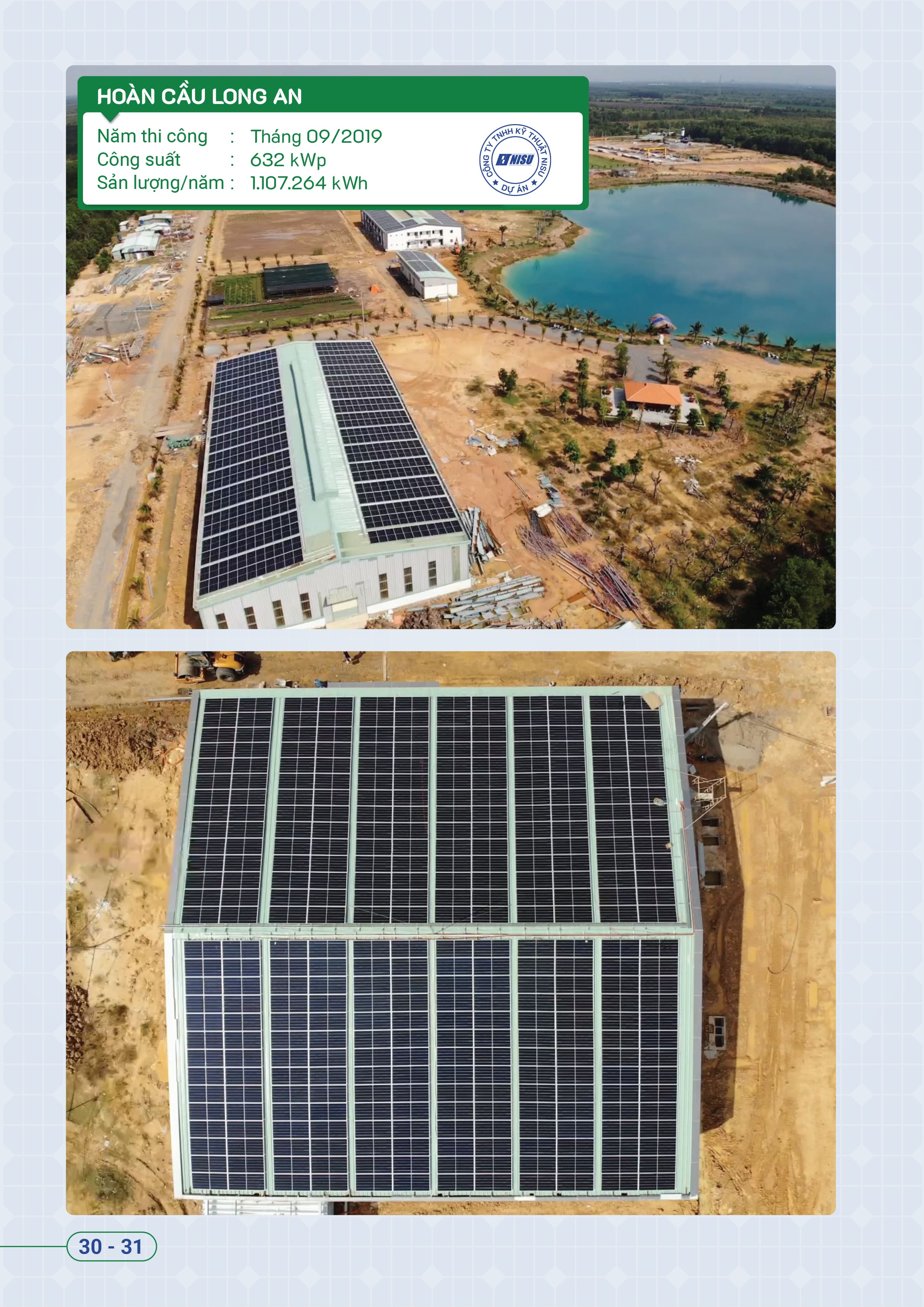 Dự án – Hoàn Cầu Long An ( Công suất: 632 kWp )