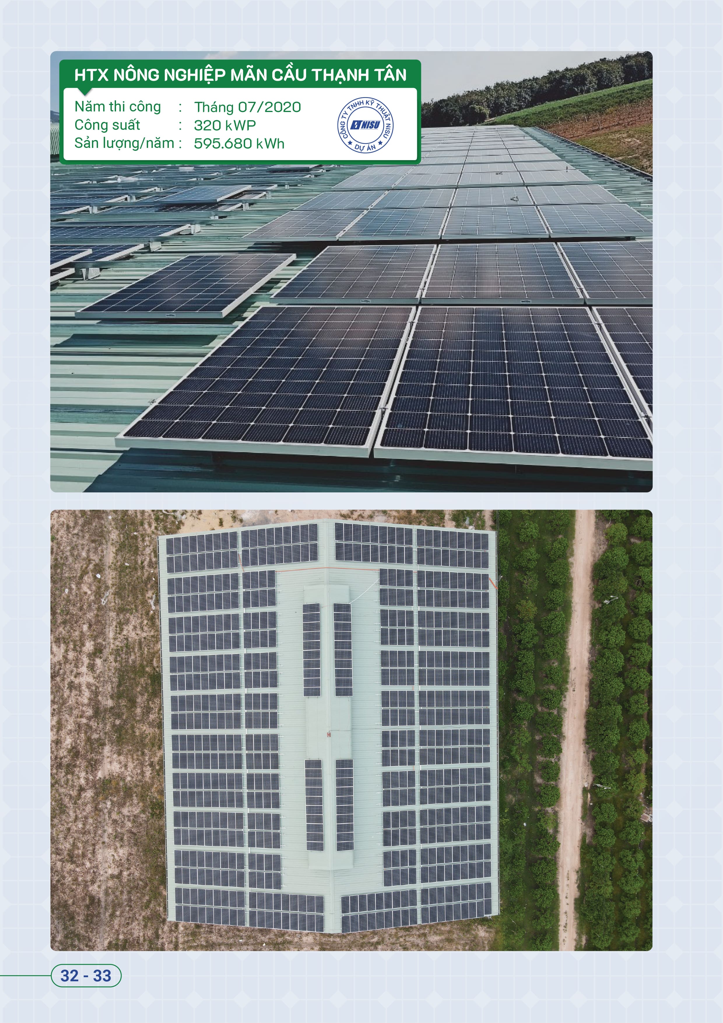 Dự Án Điện Mặt Trời Áp Mái tại HTX Nông Nghiệp Mãn Cầu Thạnh Tân