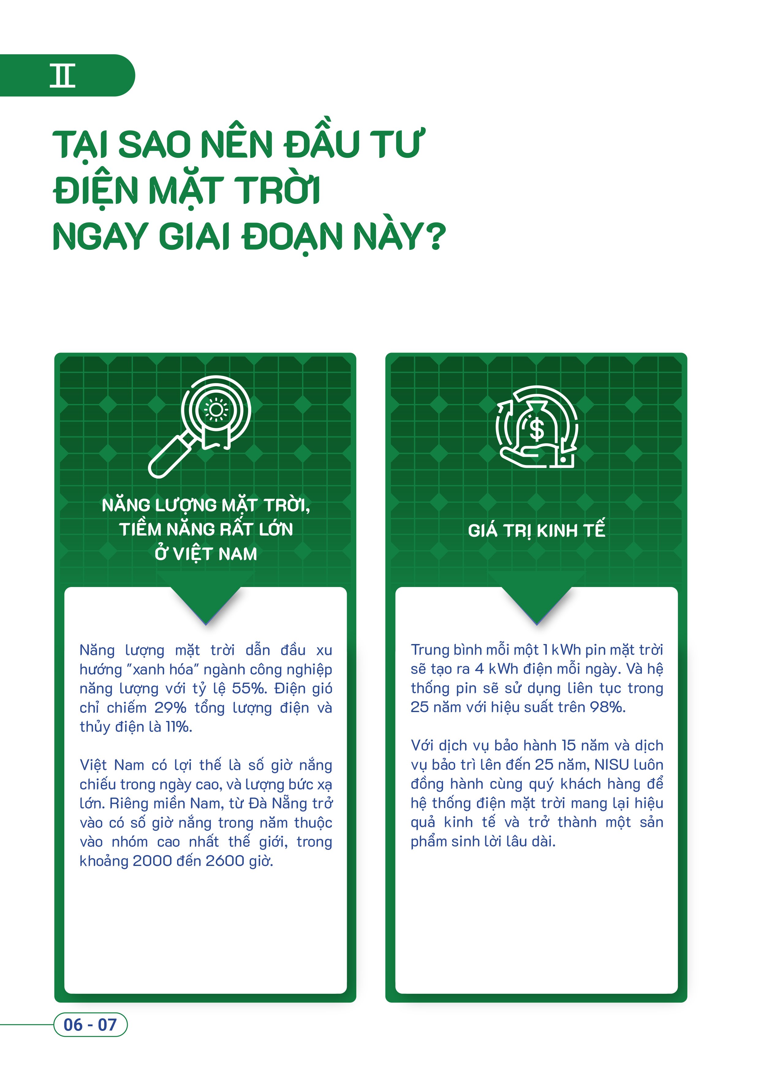 TẠI SAO NÊN ĐẦU TƯ ĐIỆN MẶT TRỜI NGAY GIAI ĐOẠN NÀY?