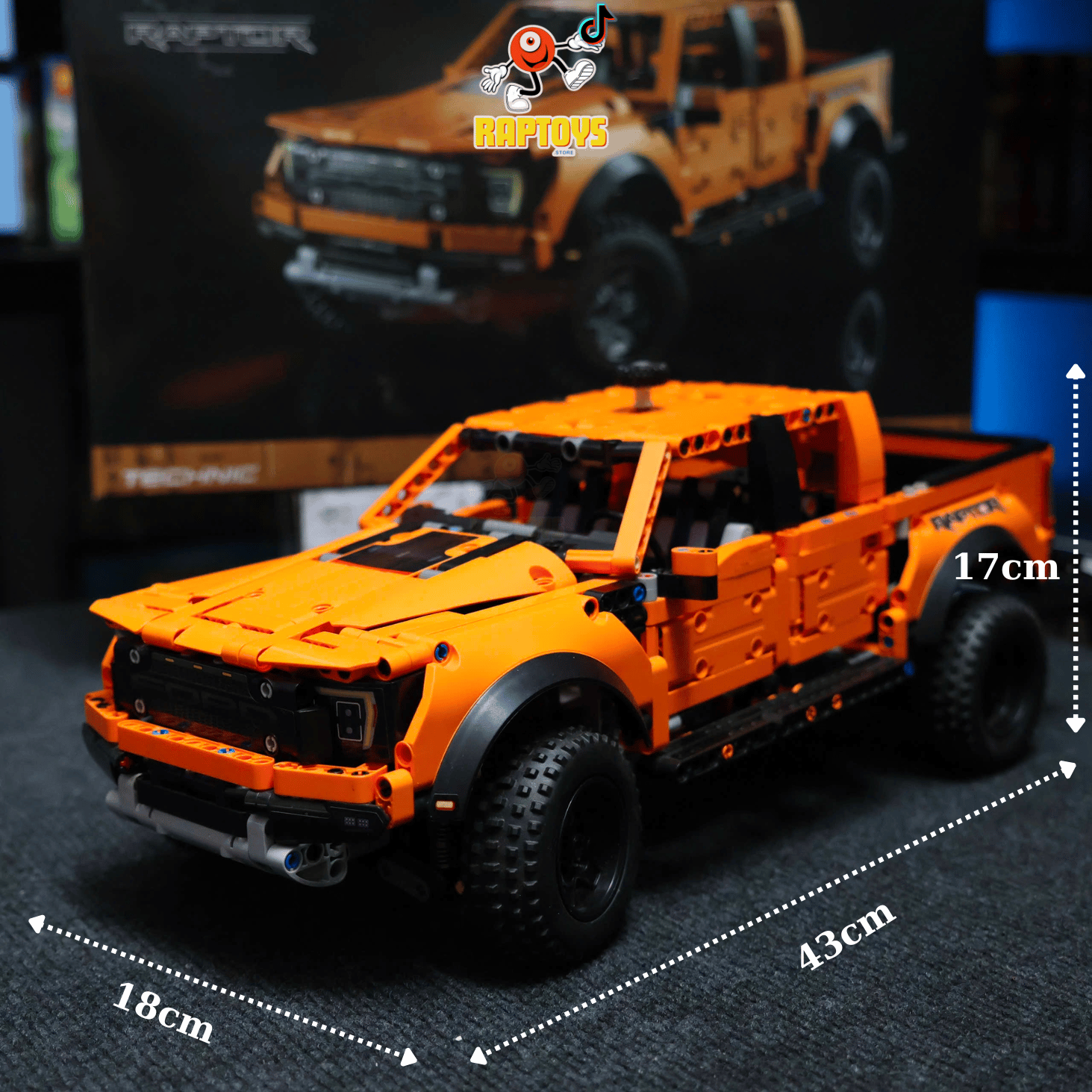 [TECHNIC] Mô hình xe lắp ghép Ford Raptor F150 M2181