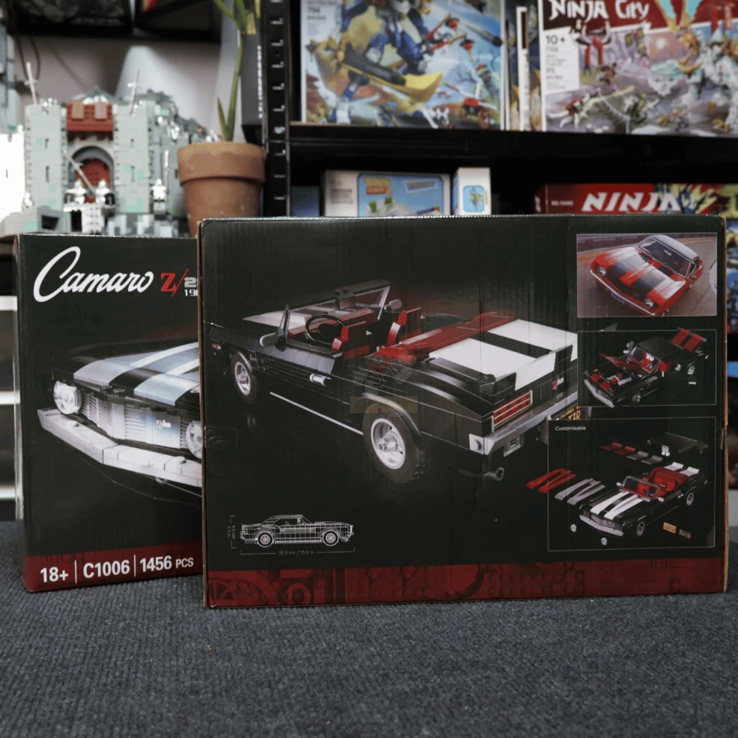 [TECHNIC] Chevrolet Camaro Z28 ĐEN, C1006, 1456 MẢNH GHÉP