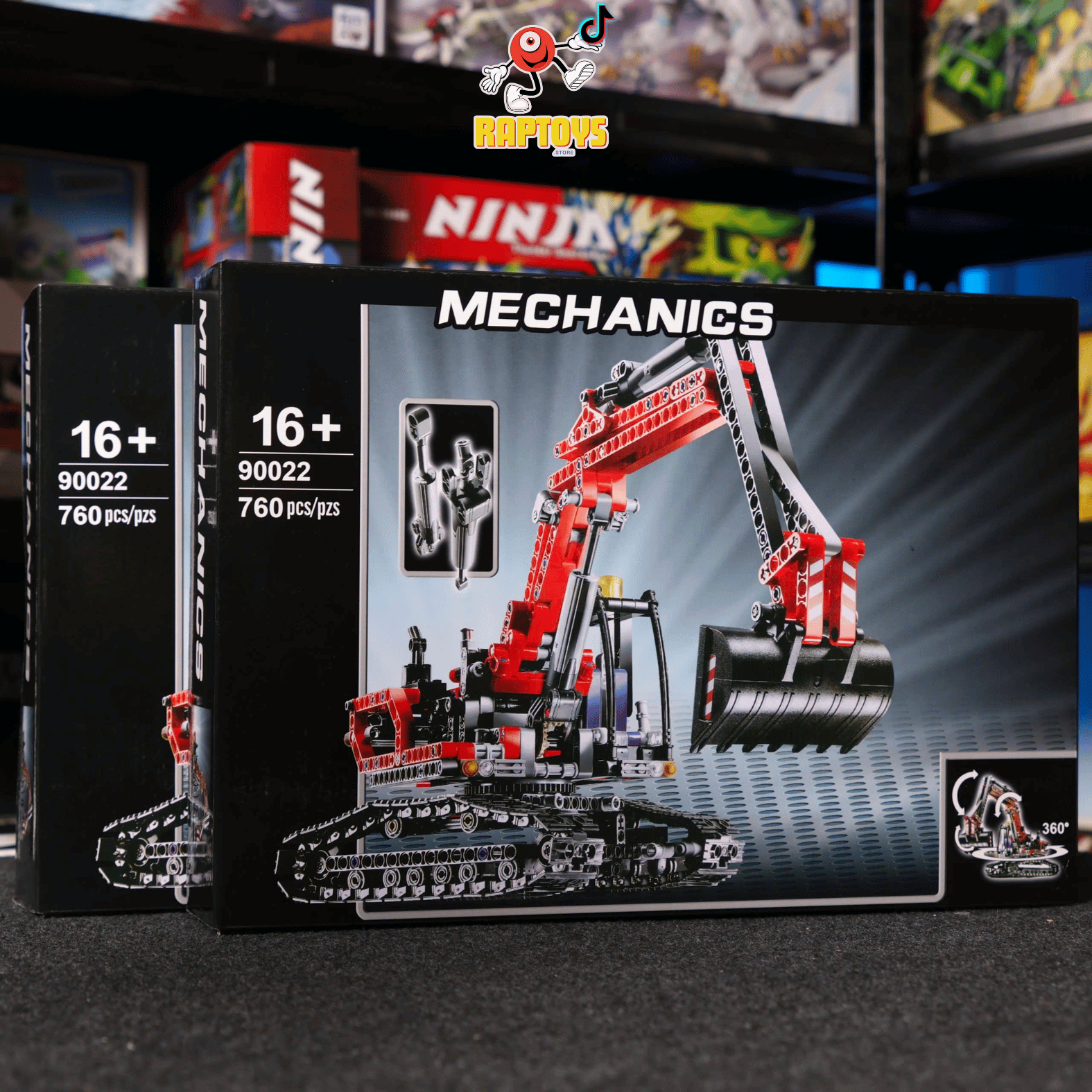 [TECHNIC] Xe cần cẩu Heavy-Duty Excavator 90022