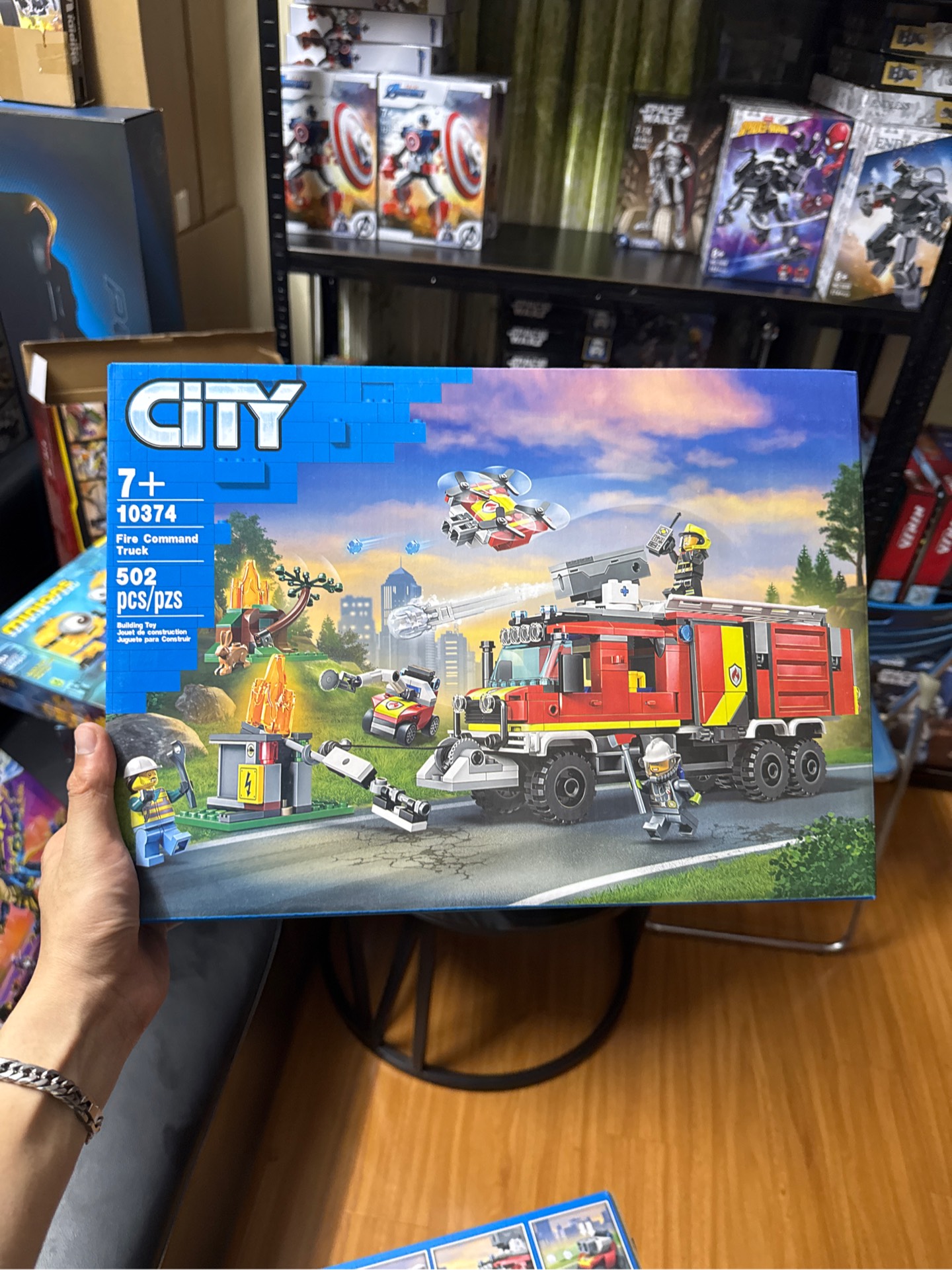 [CITY] Fire Command Truck 10374 xe cứu hoả