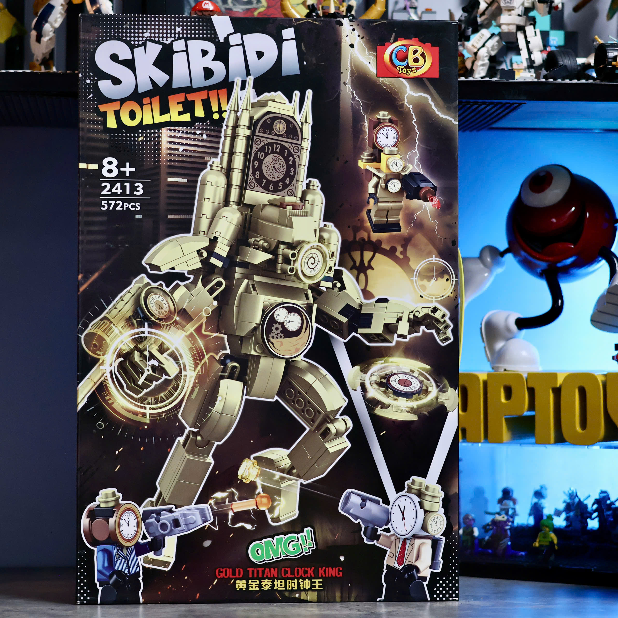 [Skibidi] GOLD TITAN CLOCK KING 2413 CBTOYS