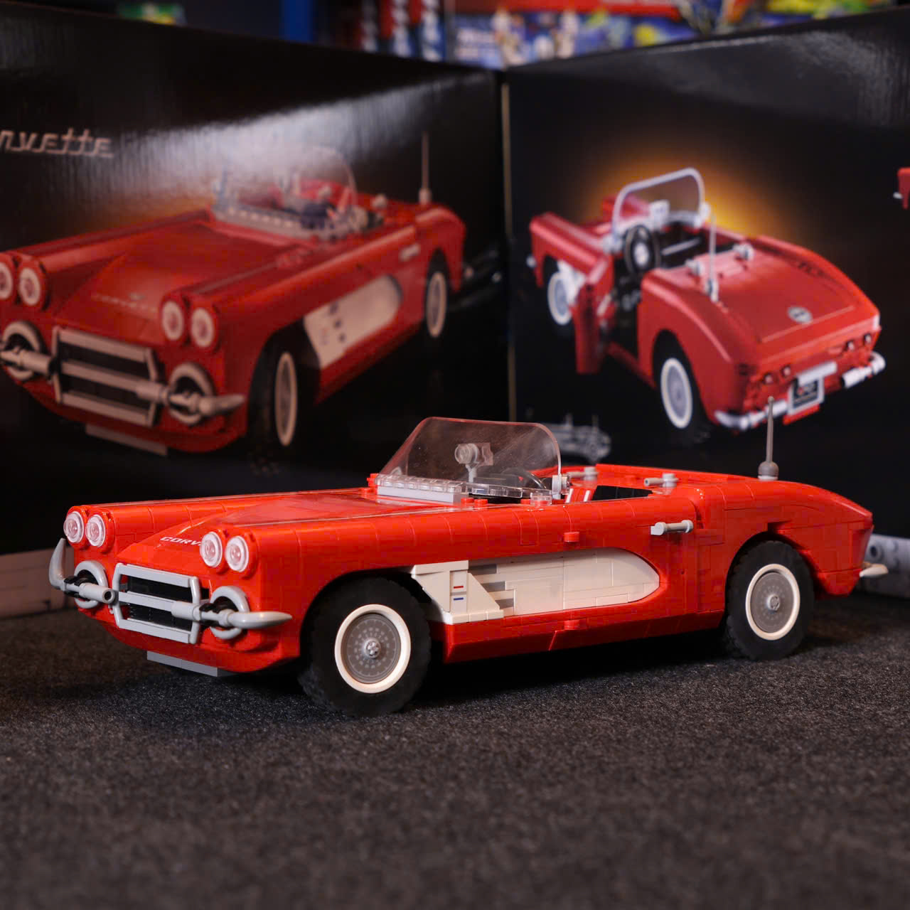 [TECHNIC] CHERVOLET CORVETTE ĐỎ, H1133, 1210 MẢNH GHÉP