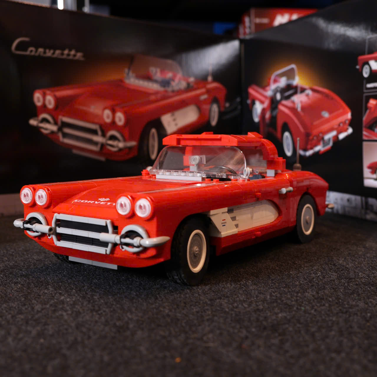 [TECHNIC] CHERVOLET CORVETTE ĐỎ, H1133, 1210 MẢNH GHÉP
