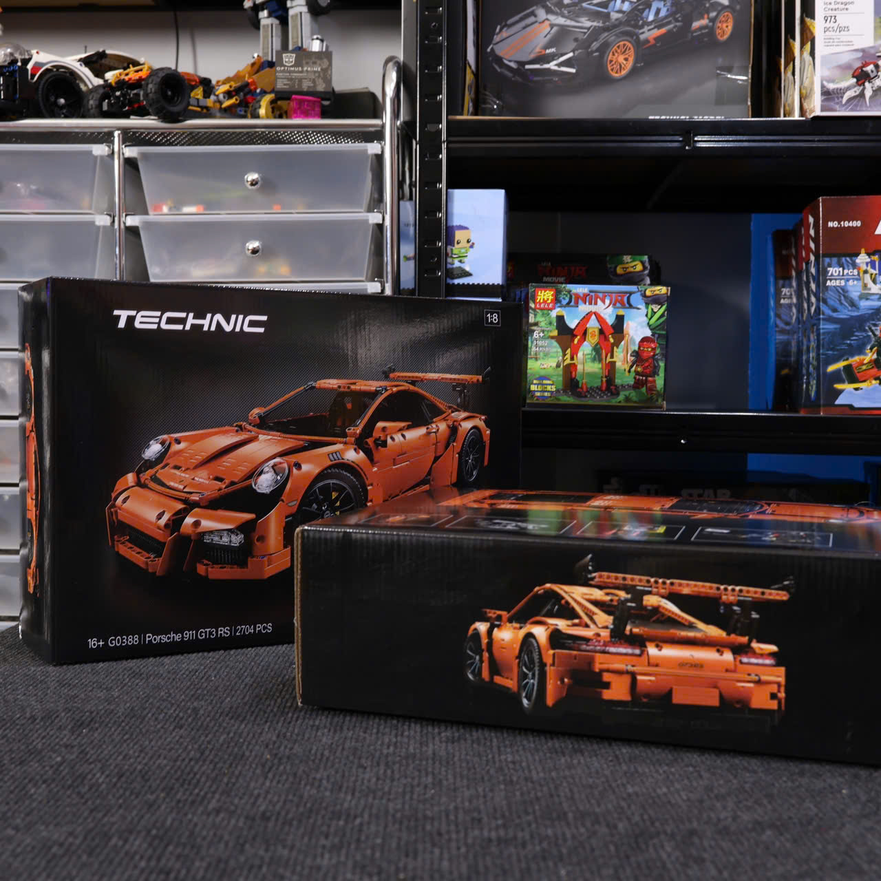 [TECHNIC] POSCHE 911 GT3 RS G0388, 2704 MẢNH GHÉP