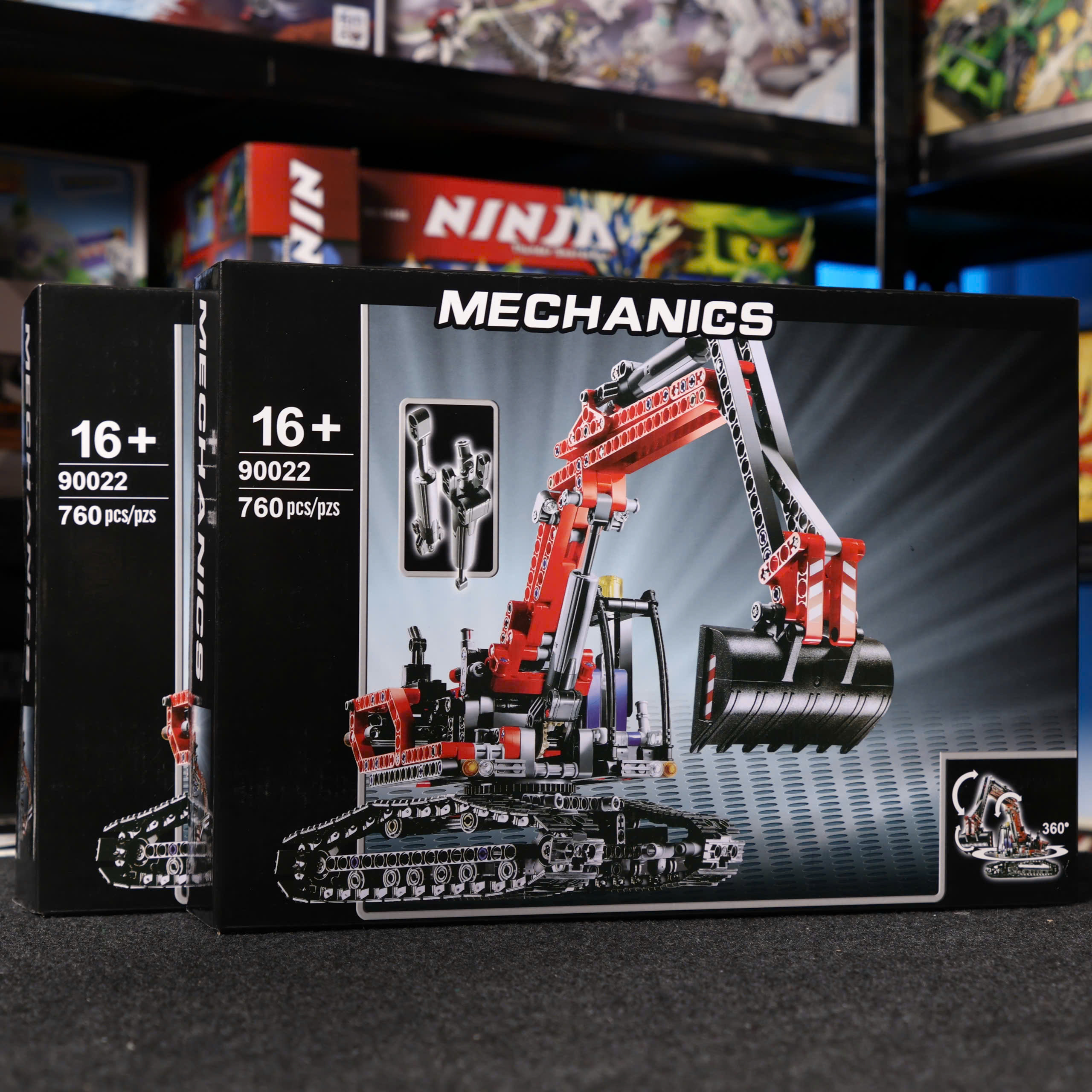 [TECHNIC] Xe cần cẩu Heavy-Duty Excavator 90022