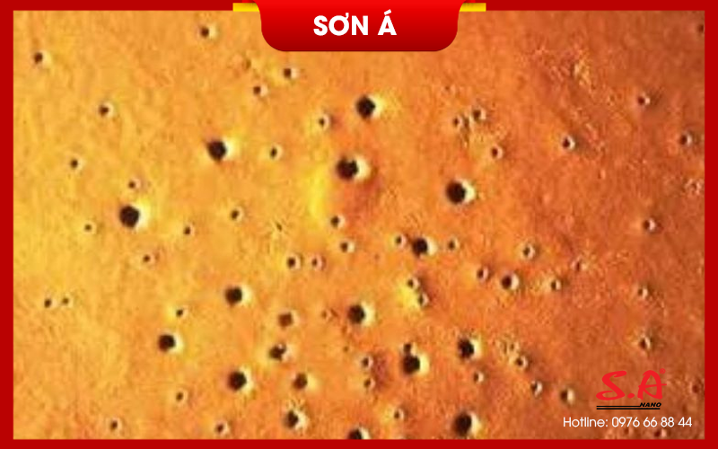 Màng sơn bị da cam – Lỗi kỹ thuật sơn mạ kẽm thường gặp