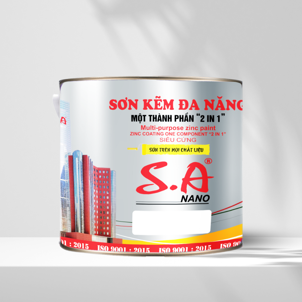 Sơn Kẽm Đa Năng Một Thành Phần 2 in 1