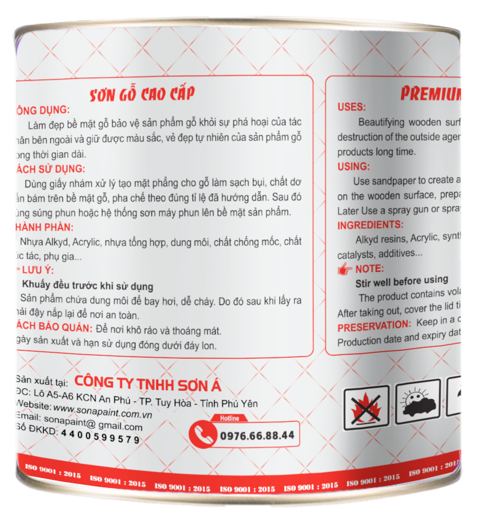 Sơn gỗ cao cấp (Ngoài trời)