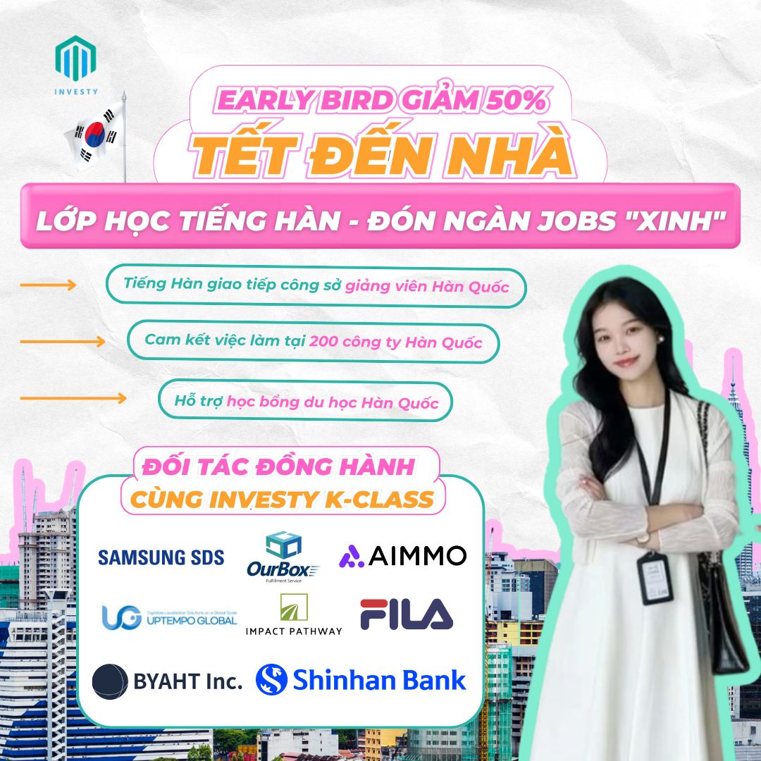 KHÓA HỌC TIẾNG HÀN “INVEST-YOU” – HỌC TIẾNG HÀN, KẾT NỐI VIỆC LÀM! CHÍNH THỨC KHAI GIẢNG