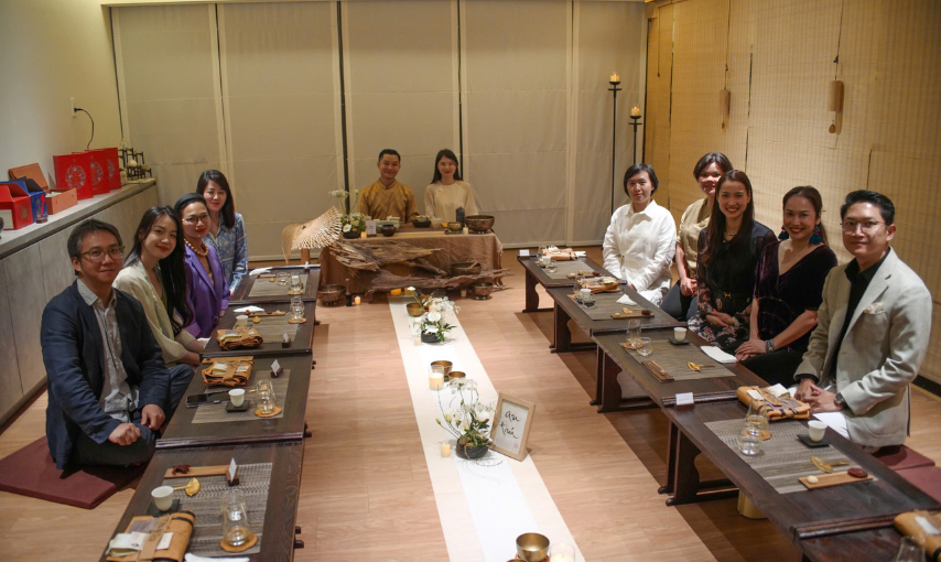 The Combination of Incense, Tea and Meditation, Yoga and Profound Spiritual Values
