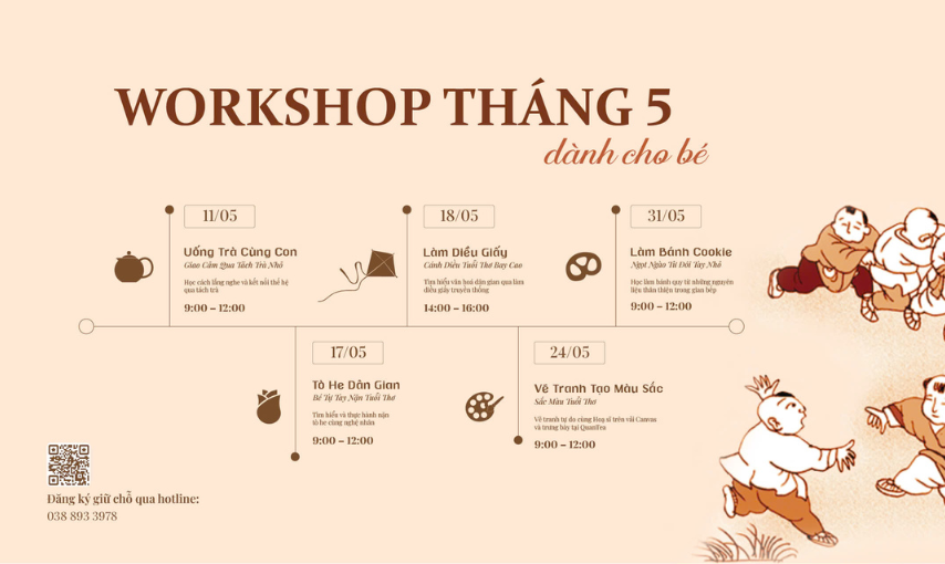 WORKSHOP FOR KIDS: A Series of Weekend Experiential Activities in May