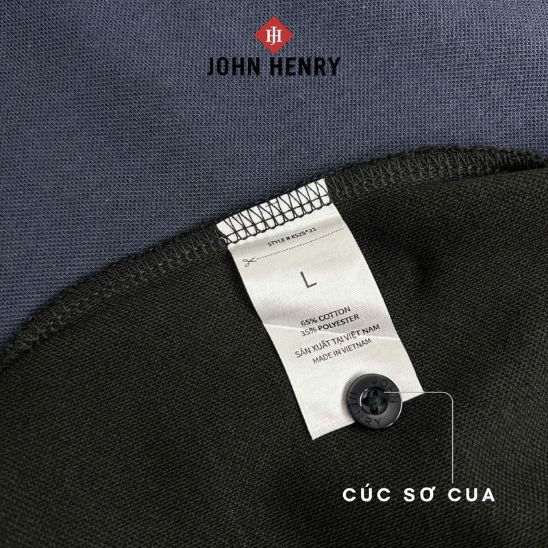 Áo Polo Nam Ngắn Tay John Henry Form Vừa KS25SS21T-SC