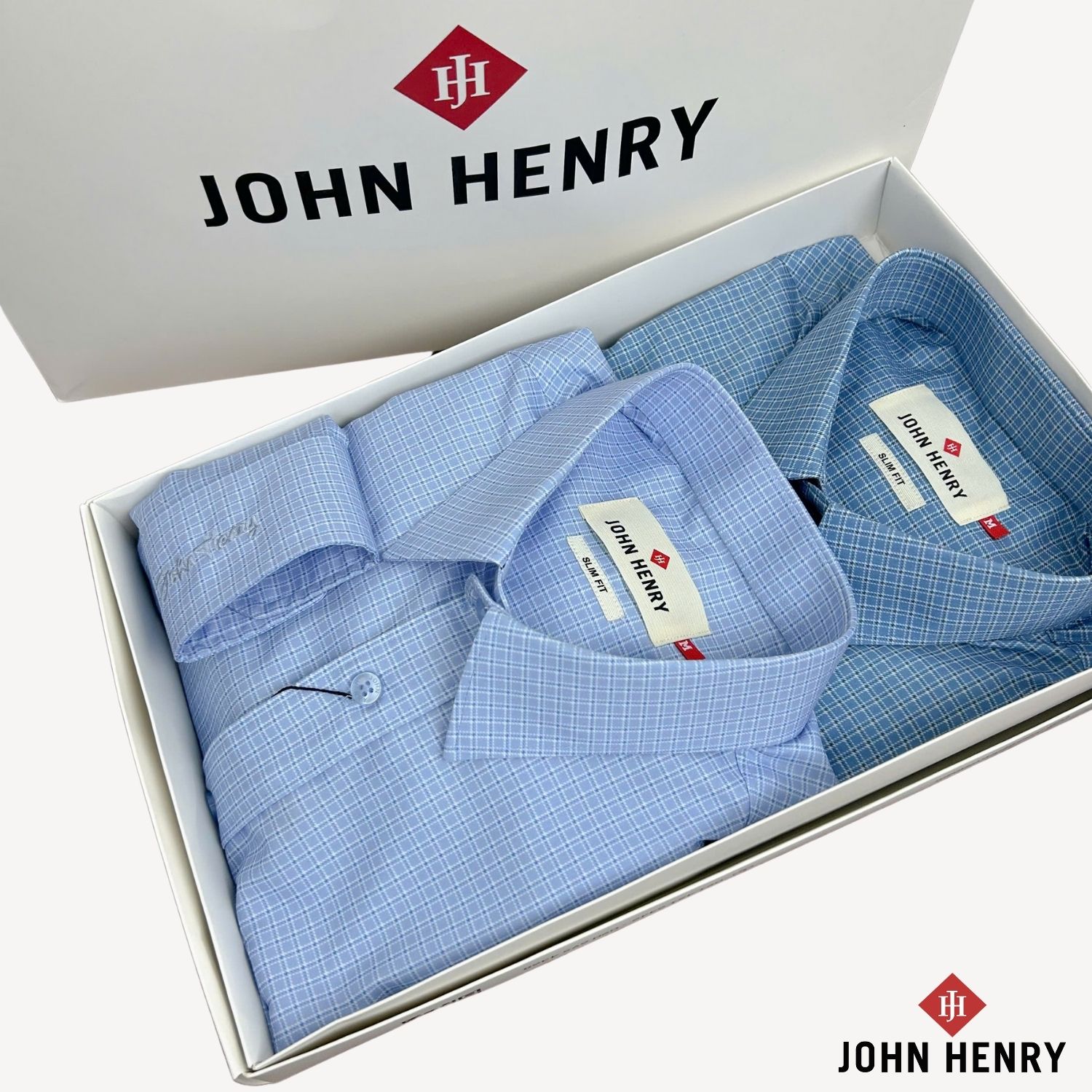 Áo Sơ Mi Tay Dài John Henry Caro WS25SS22C-LDBB