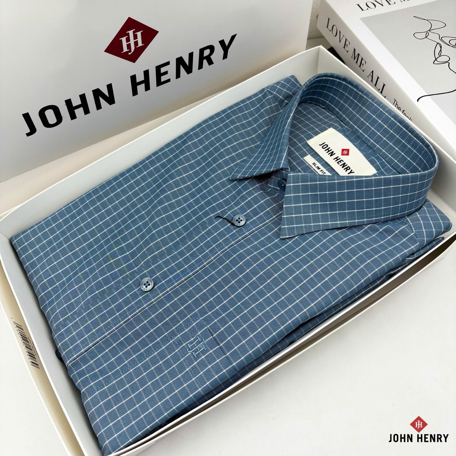 Áo Sơ Mi Nam Tay Dài John Henry Caro WS25FH89T-LDBB