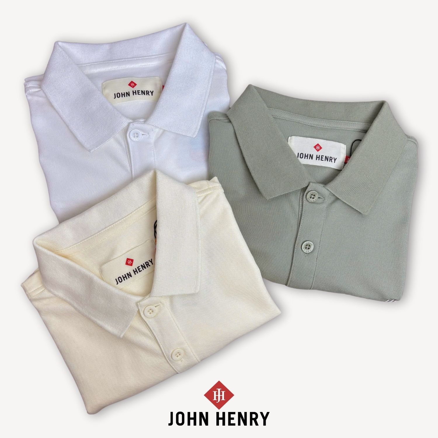 Áo Polo nam Tay ngắn John Henry, chuẩn form KS24ES67P-SC