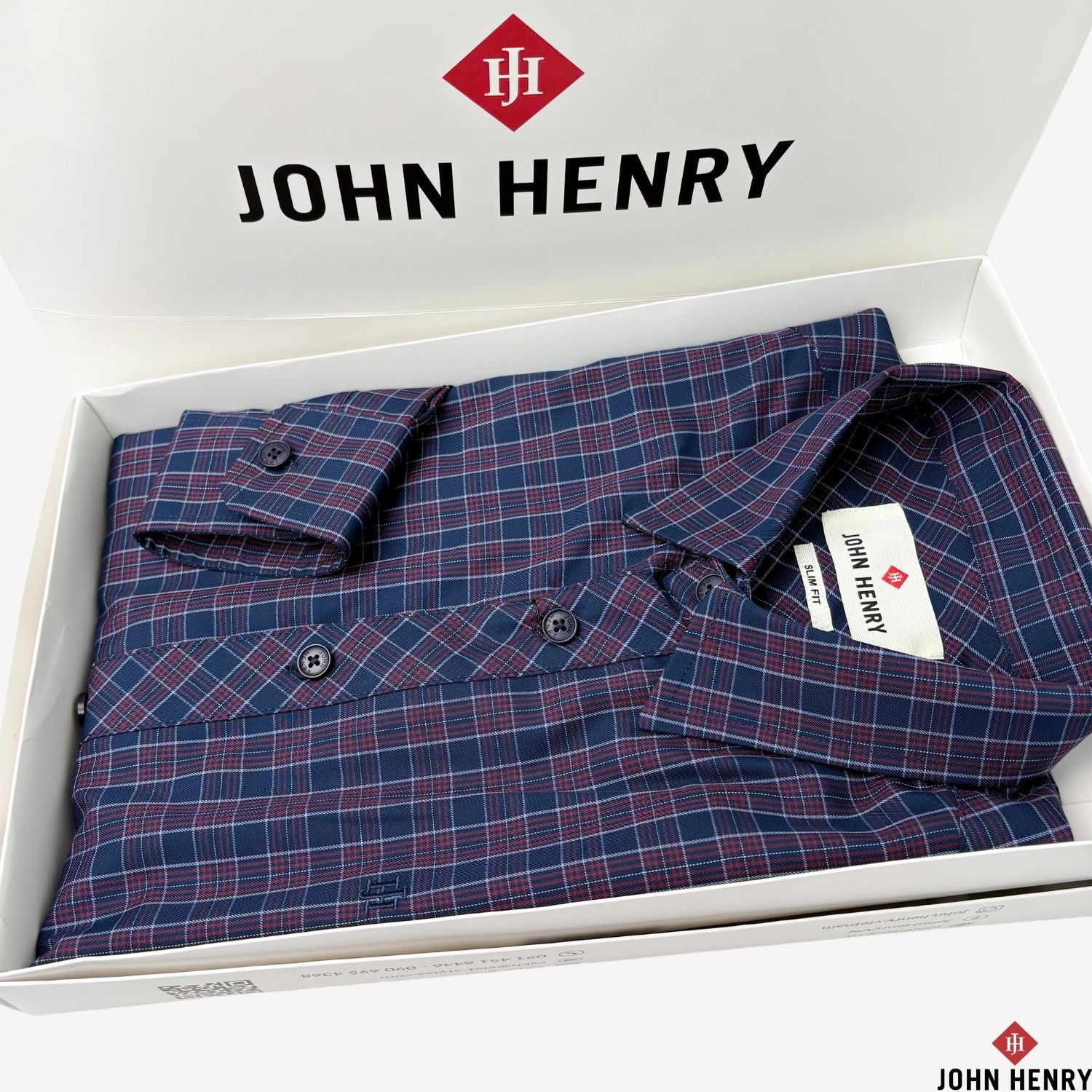 Áo Sơ Mi Nam Tay Ngắn John Henry Caro WS25SS31P-LCBB