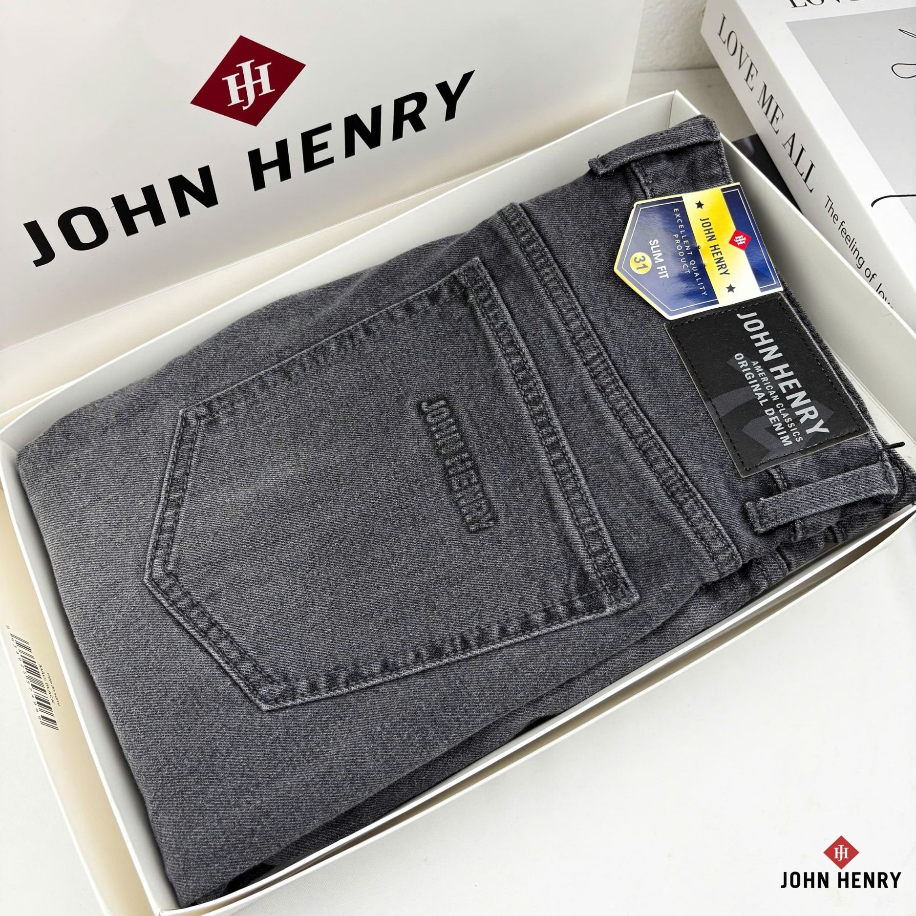 Quần Jeans Nam Form Ôm JN26SS22C-SL