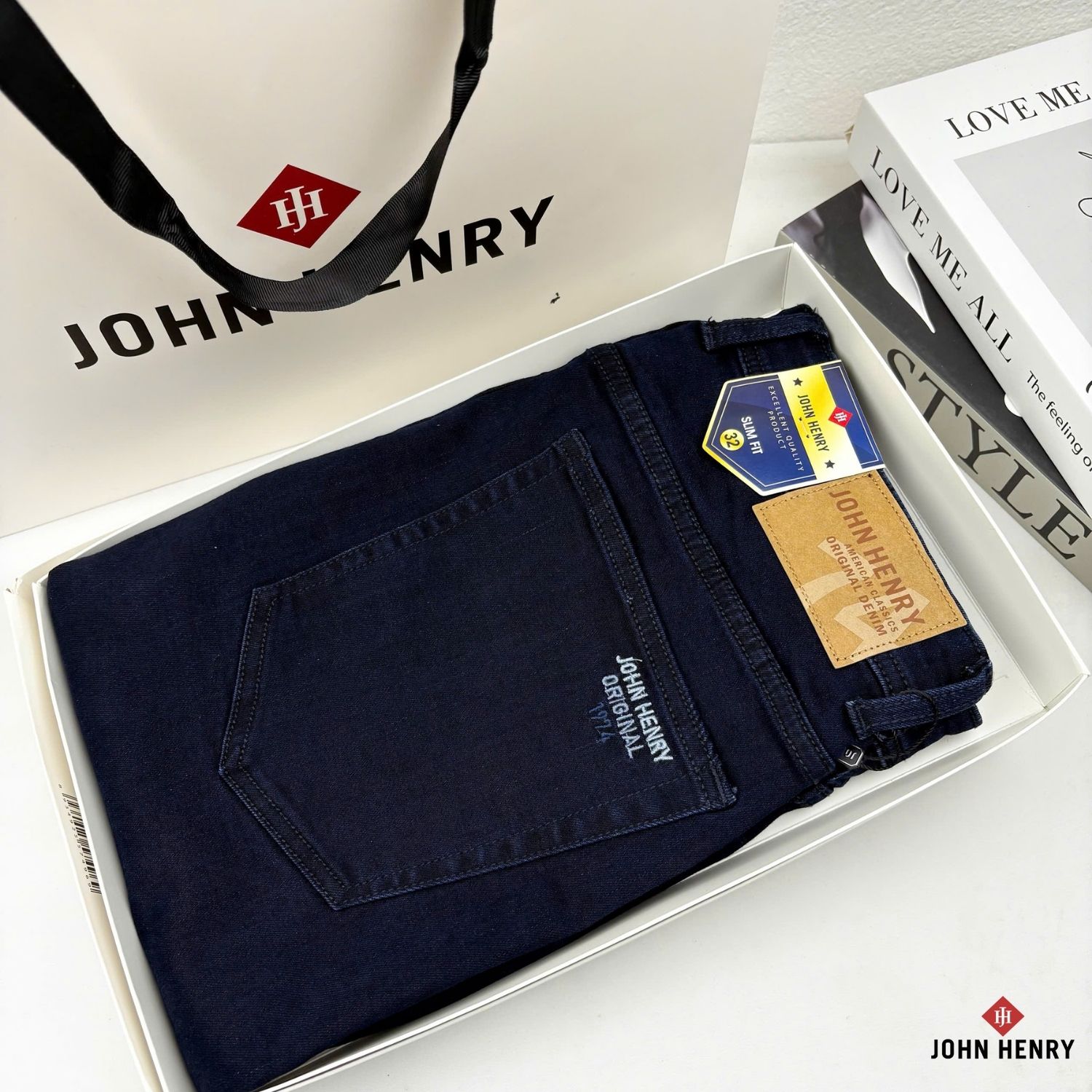 Quần Jeans Nam Form Ôm JN26SS01C-SL