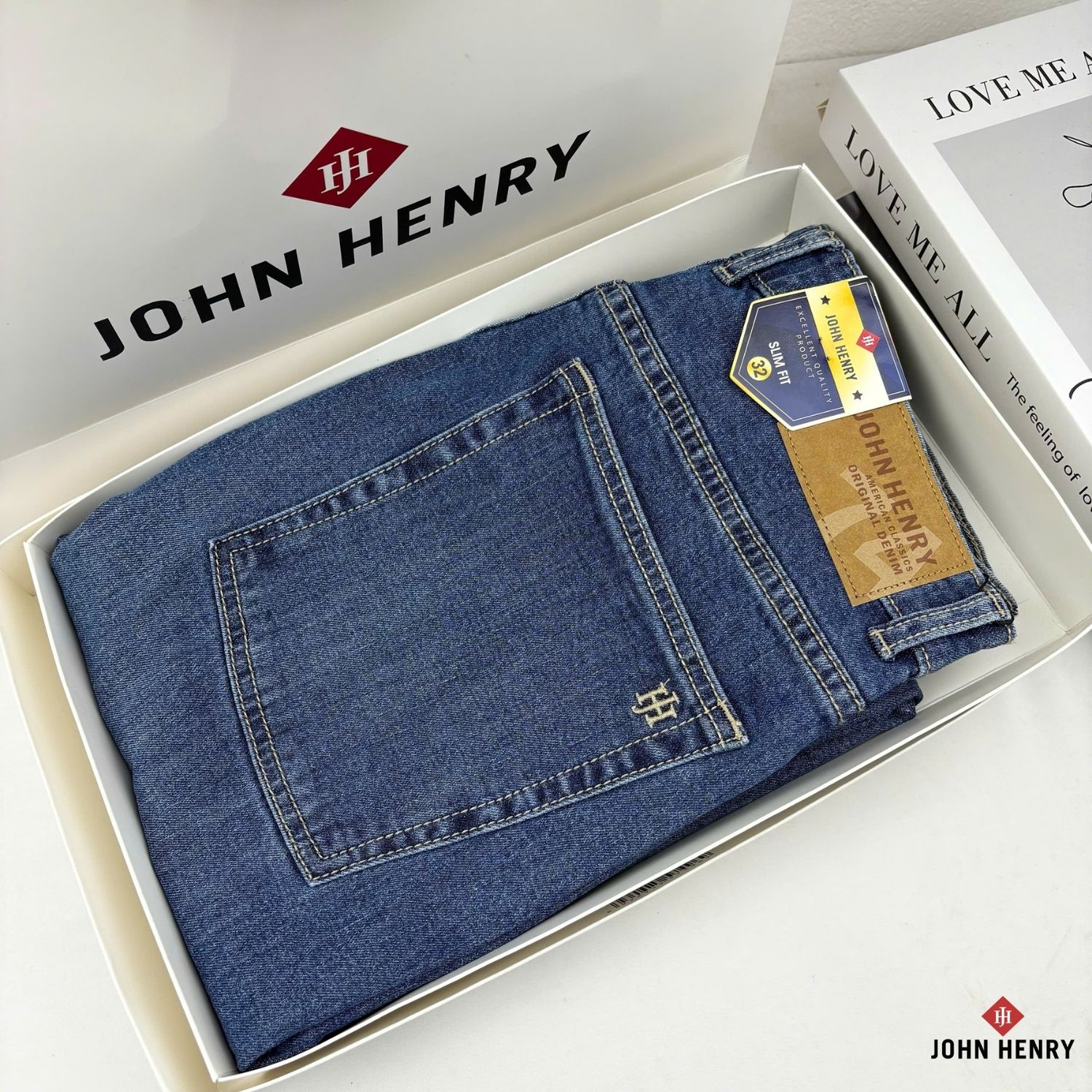 Quần Jeans Nam Form Ôm JN26SS14M-SL