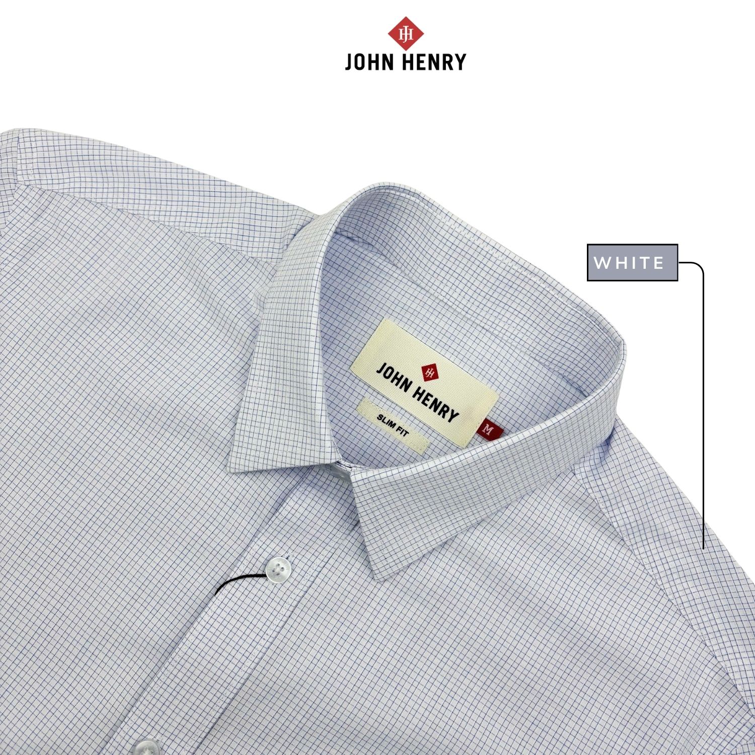 Áo Sơ Mi Nam Tay Dài John Henry Caro WS25FH94P-LDBB