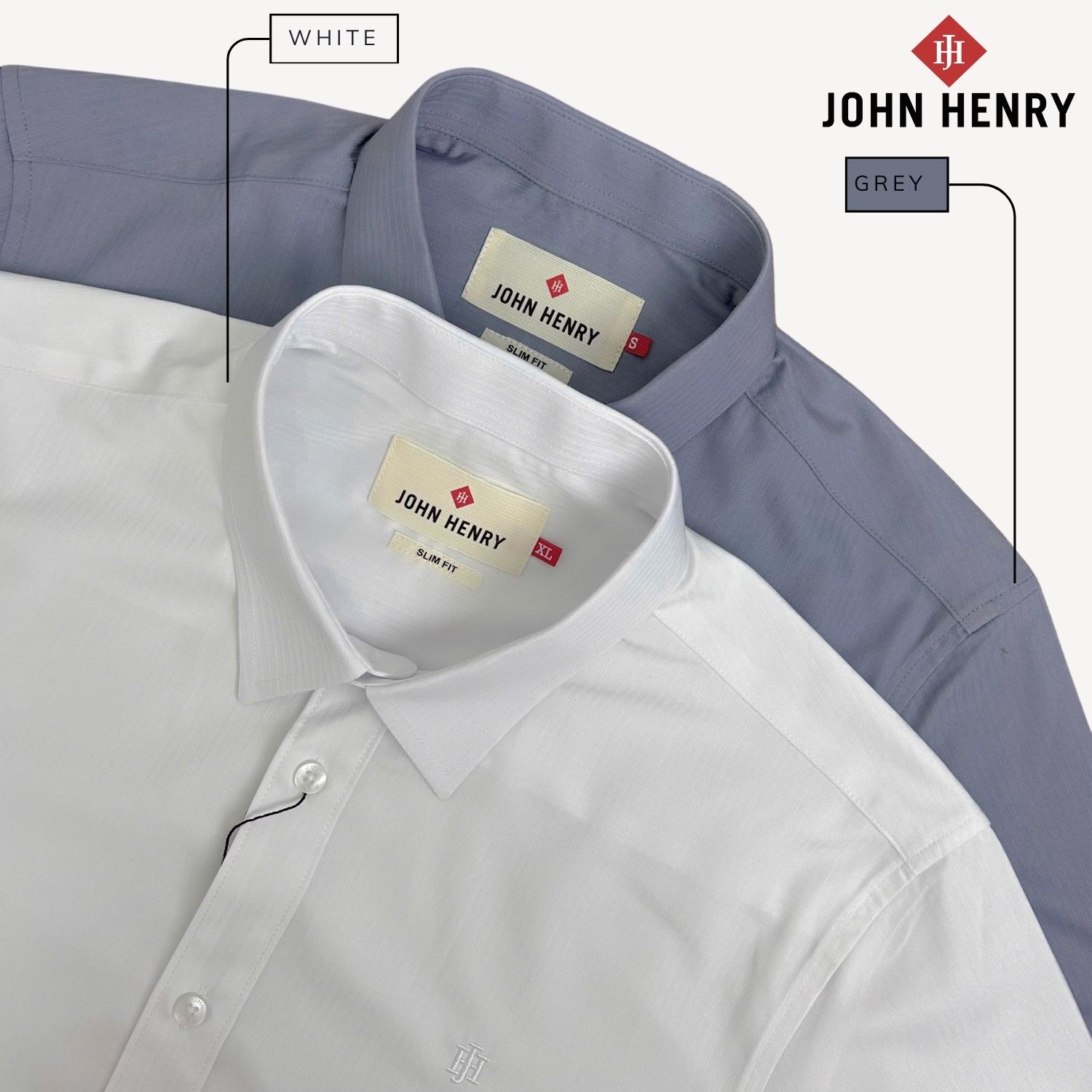 Áo Sơ Mi Nam Tay dài John Henry WS24FH90P-LD