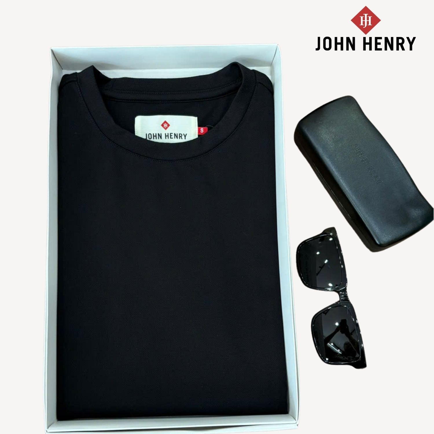 Áo Thun Nam John Henry tay ngắn cổ tròn TS25SS15P-RG
