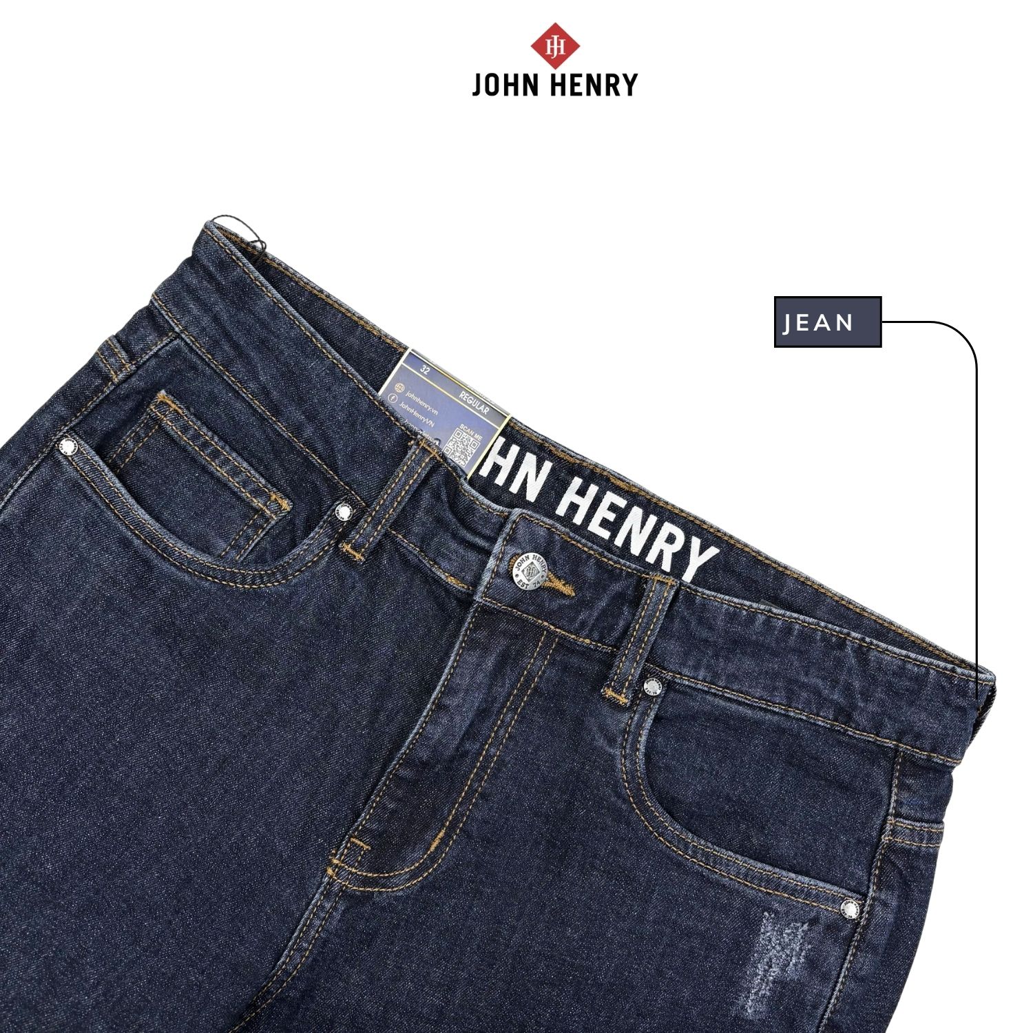 Quần Jeans Nam Form Vừa JN26SS06C-RG