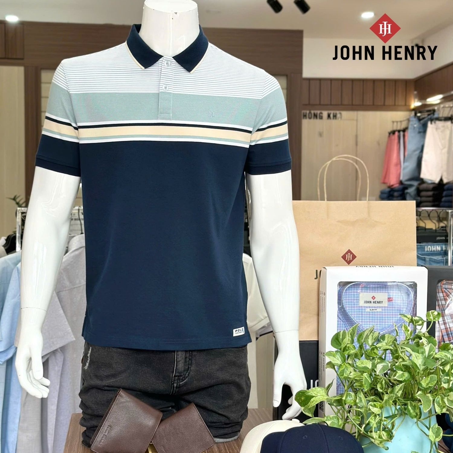Áo Polo Nam Form Vừa Tay Ngắn KS25SS32C-SCHE