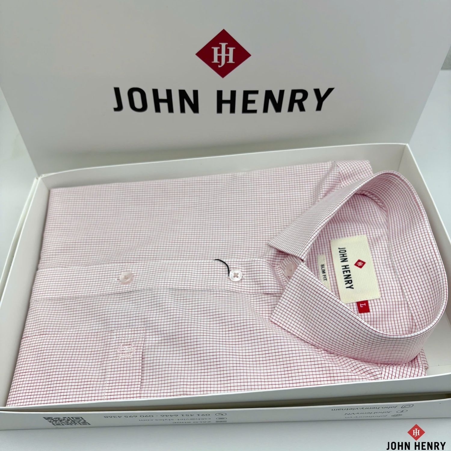 Áo Sơ Mi Nam Tay Ngắn họa tiết, lịch lãm, thời thượng WS25FH99T-SD