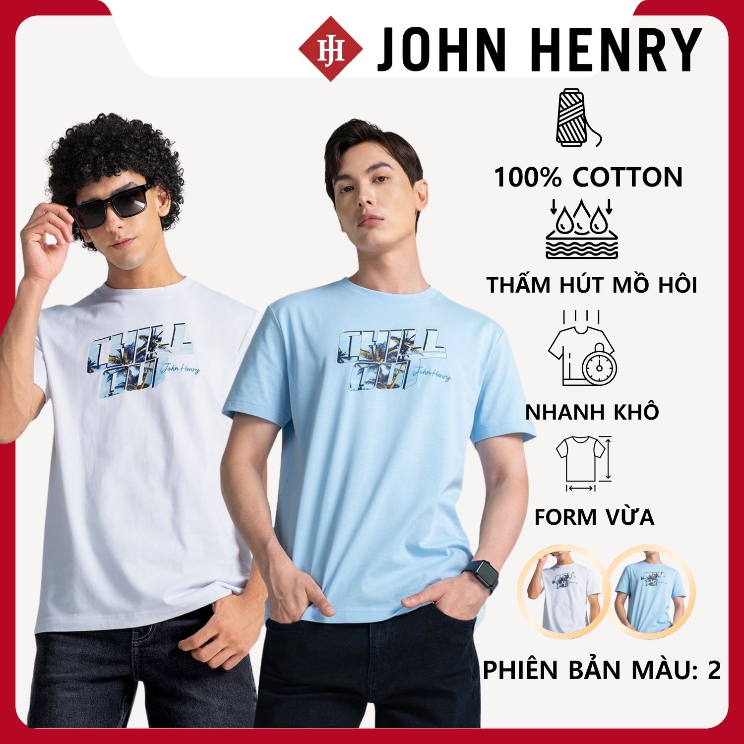 Áo Thun Nam Form Vừa Tay Ngắn TS25SS09C-RGUS