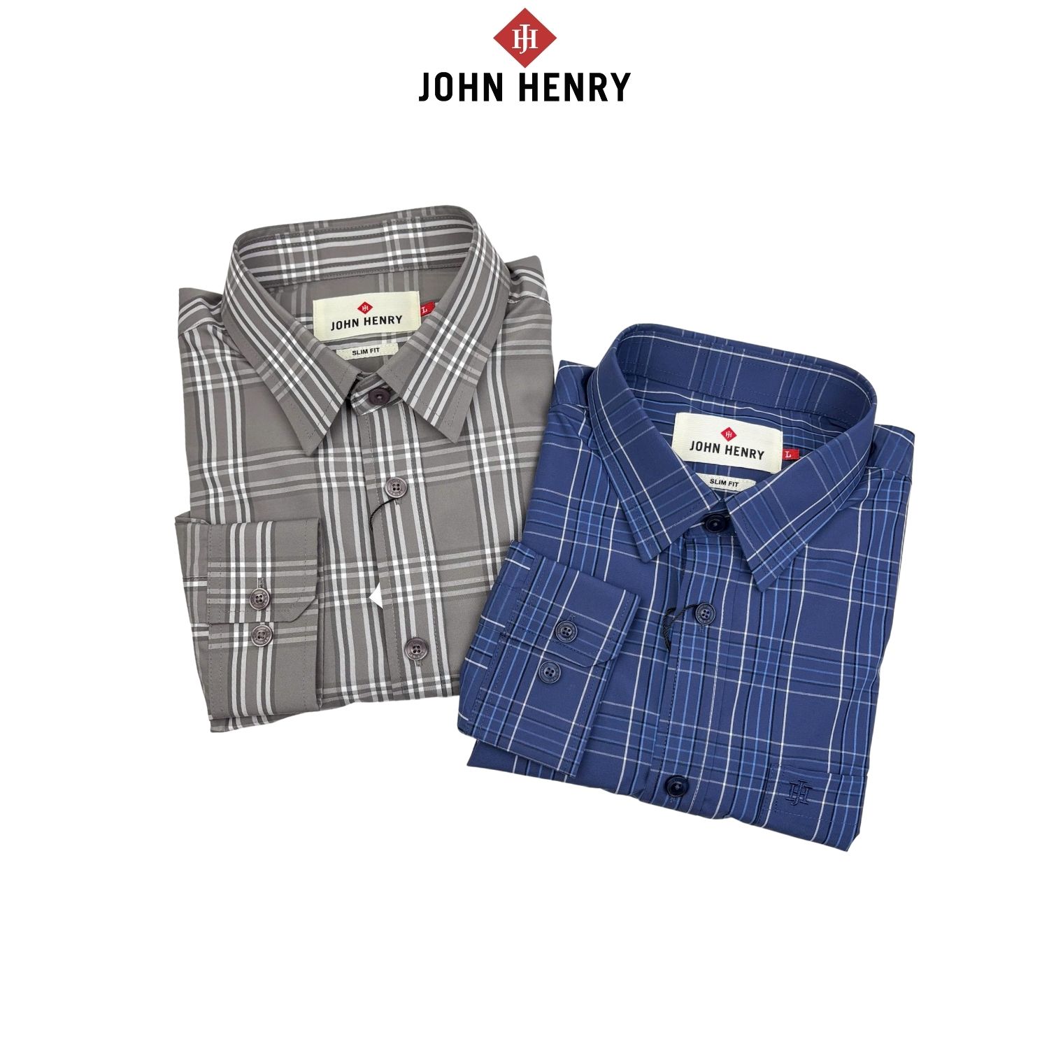 Áo Sơ Mi Nam Tay Dài John Henry Caro WS25FH83T-LDBB