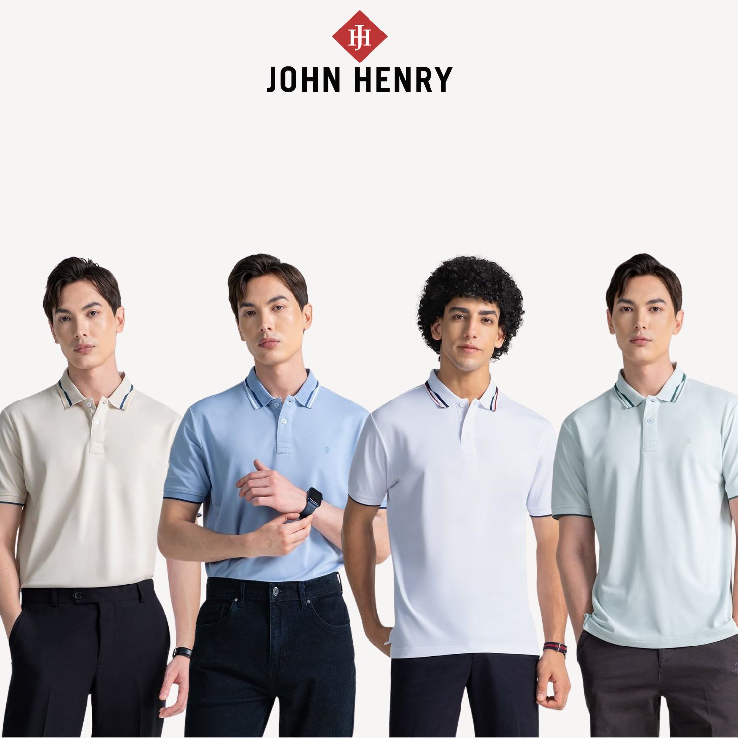 Áo Polo Nam Form Vừa Tay Ngắn KS25FH46T-SCCA