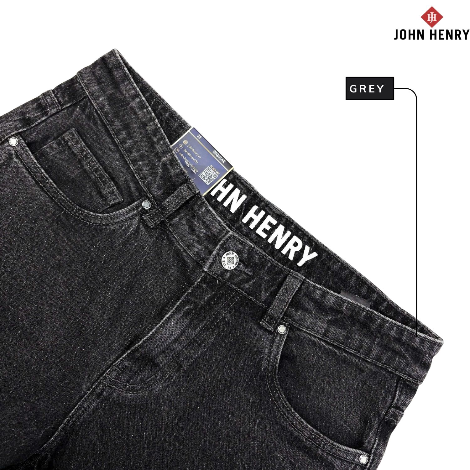 Quần Jeans Nam Form Vừa JN25FH48T-RG