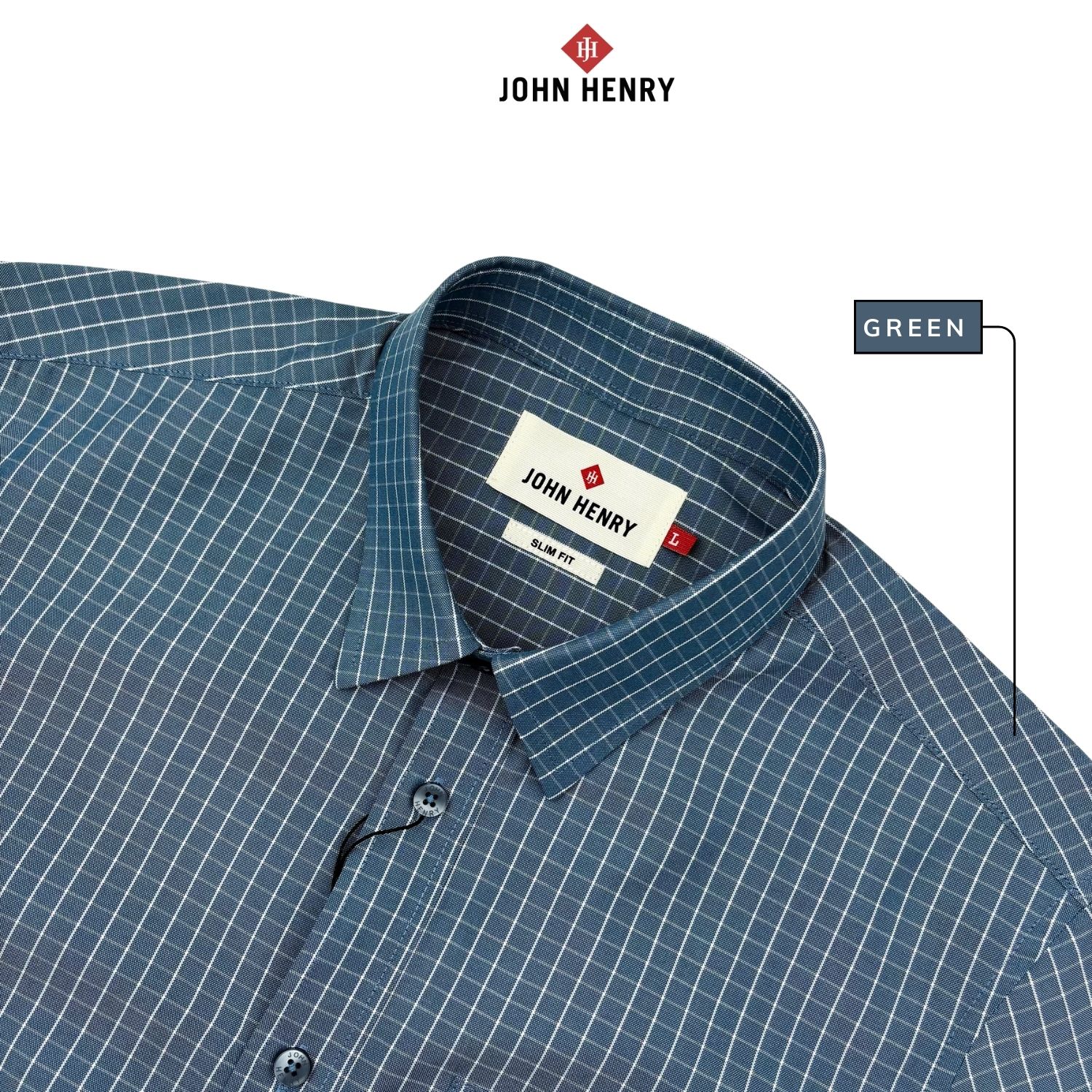 Áo Sơ Mi Nam Tay Dài John Henry Caro WS25FH89T-LDBB