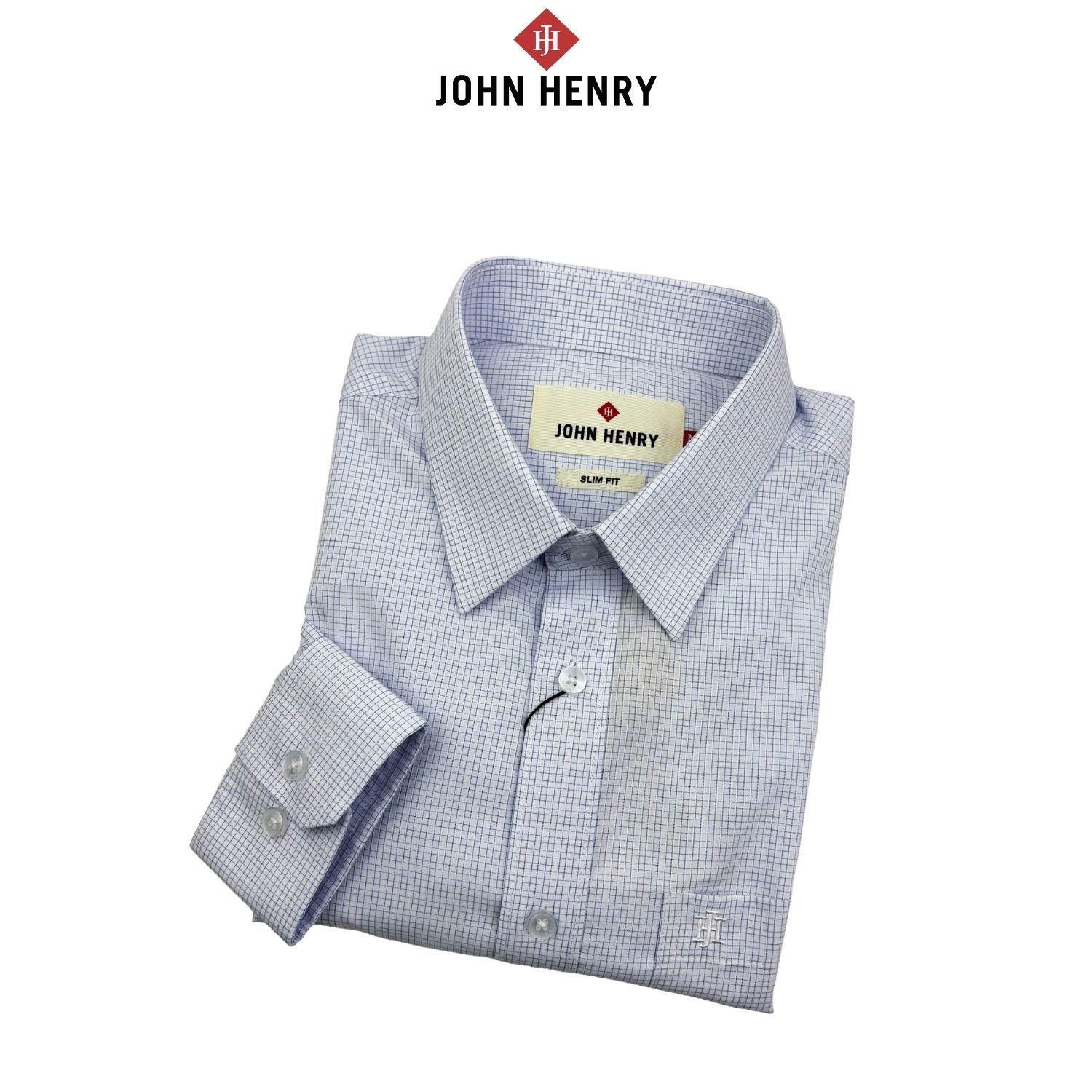 Áo Sơ Mi Nam Tay Dài John Henry Caro WS25FH94P-LDBB