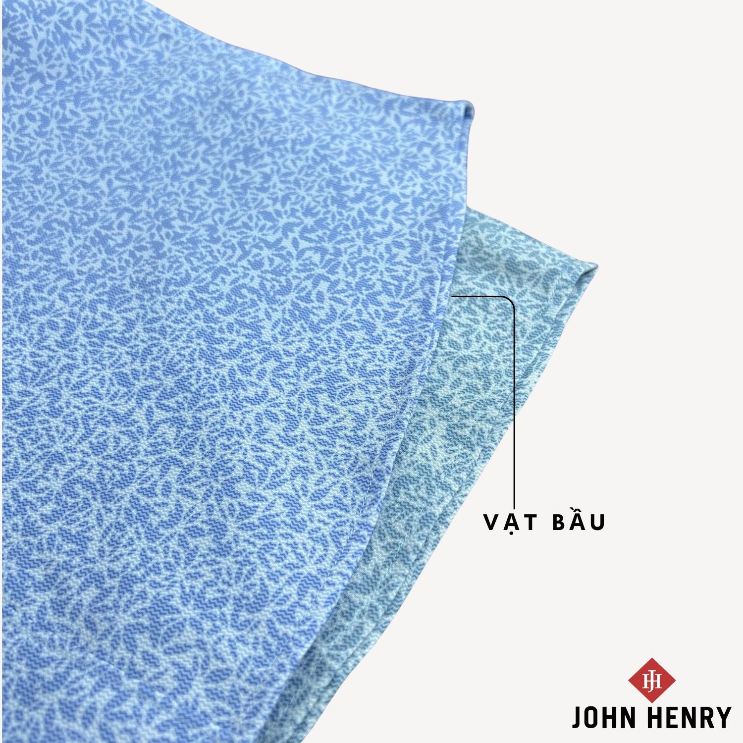 Áo Sơ Mi Ngắn Tay John Henry Form Ôm WS25SS19C-SDBB