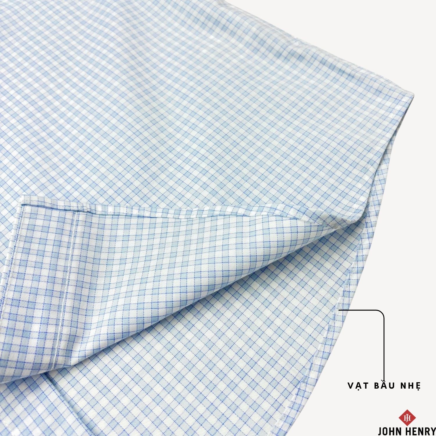 Áo Sơ Mi Nam Tay Ngắn John Henry Caro WS25FH67C-LD