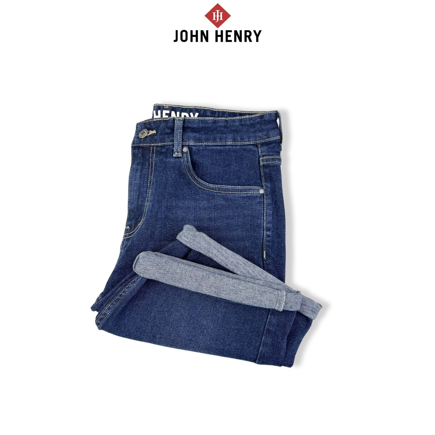 Quần Short jean Nam John Henry độ dài trên gối SP25FH30T-JN